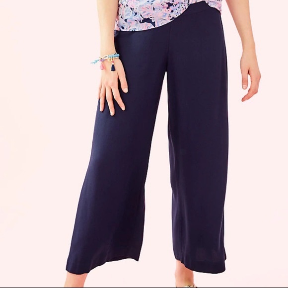 NWT LILLY PULITZER AVERY CROP PANT - Picture 1 of 8